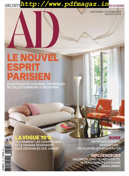 AD Architectural Digest France – septembre-octobre 2019
