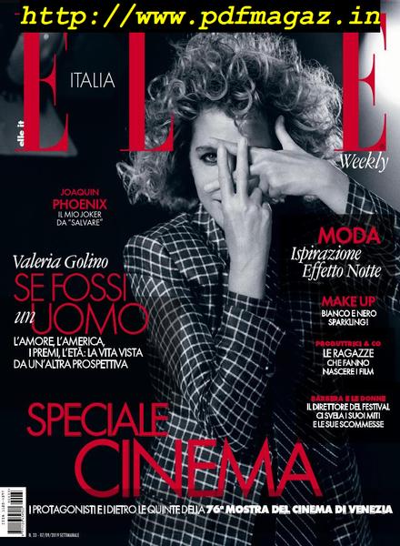 Elle Italia – 07 settembre 2019