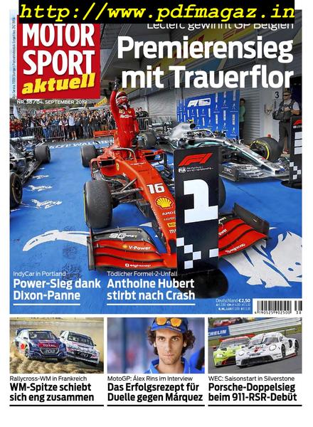 Motorsport Aktuell – 4 September 2019
