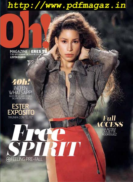 Oh! Magazine – 07 septiembre 2019