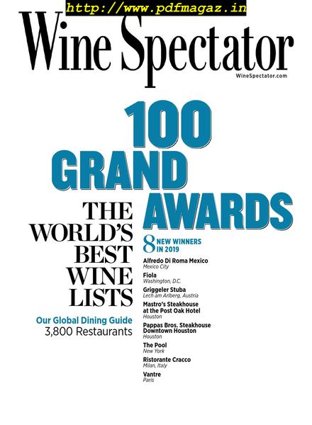 Wine Spectator – August 31, 2019