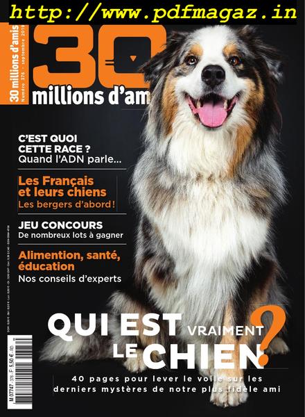 30 Millions d’Amis – septembre 2019