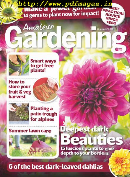 Amateur Gardening – 17 August 2019