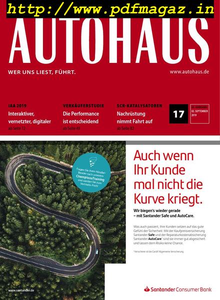 Autohaus – 27 August 2019