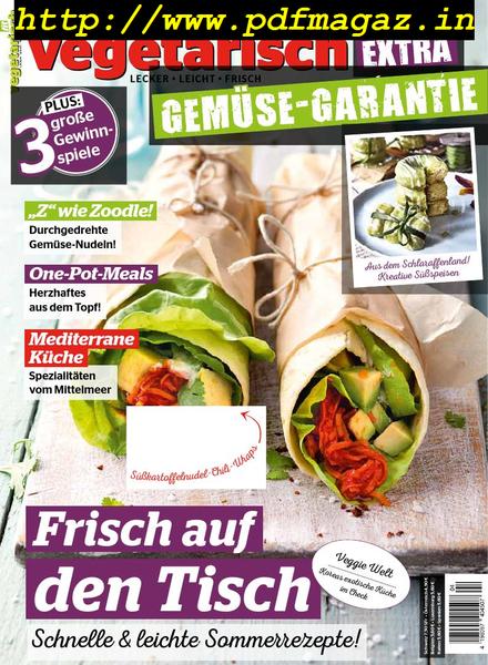 Vegetarisch Fit – Juli-August 2019