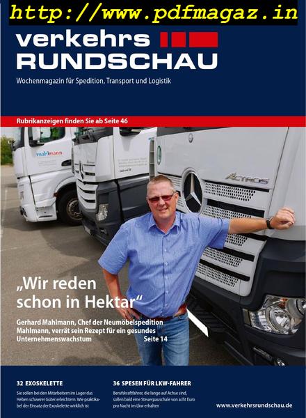 VerkehrsRundschau – 27 August 2019