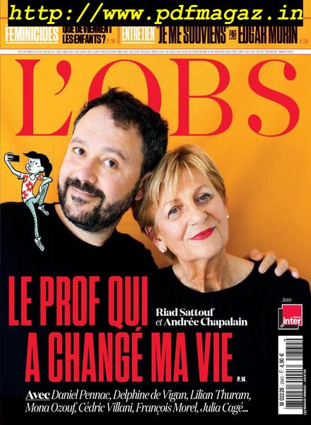 L’Obs – 29 aout 2019