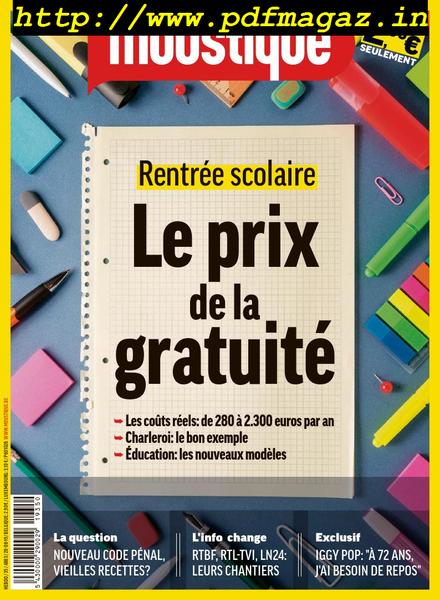 Moustique Magazine – 31 aout 2019
