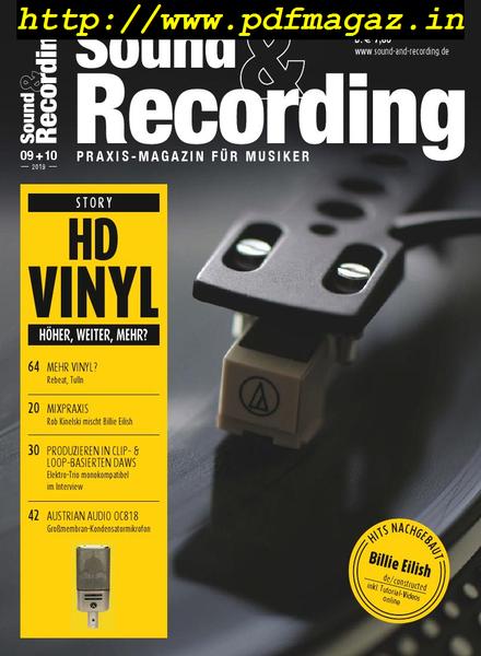 Sound & Recording – August 2019