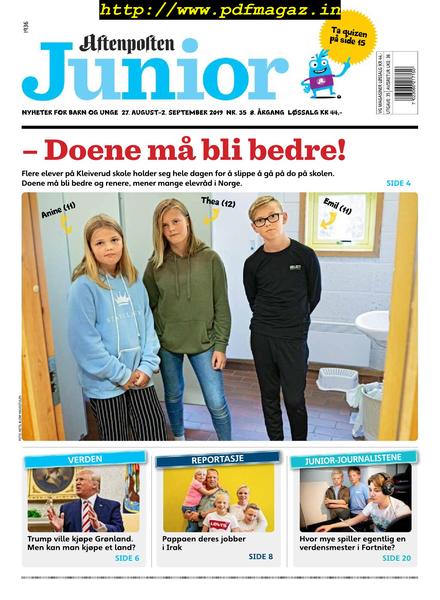 Aftenposten Junior – 27 august 2019