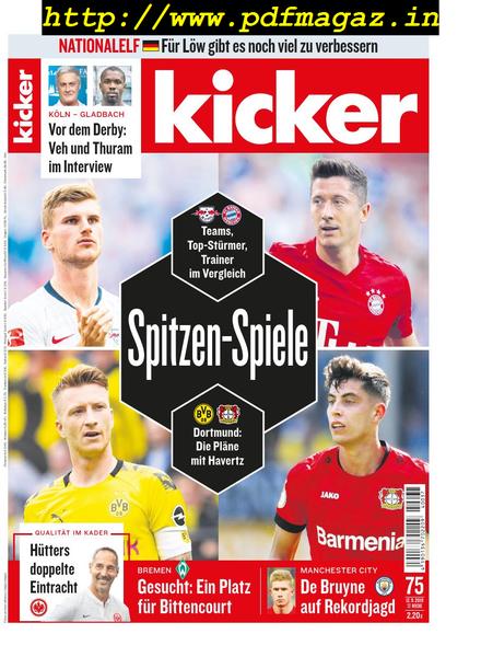 Kicker – 12. September 2019