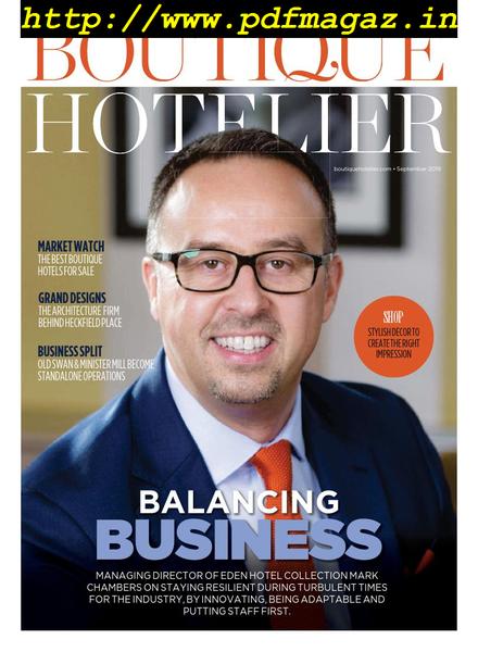 Boutique Hotelier – September 2019