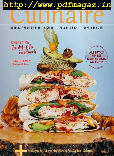 Culinaire Magazine – September 2019