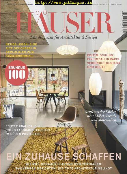 Hauser – September-Oktober 2019