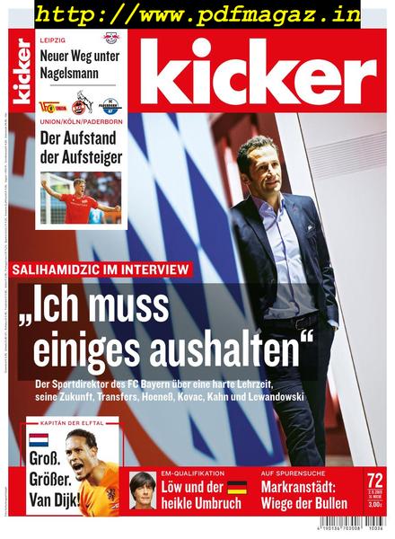 Kicker – 02 September 2019