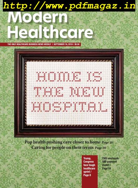 Modern Healthcare – September 16, 2019