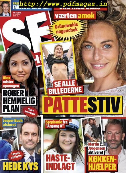 SE og HoR – 14 august 2019