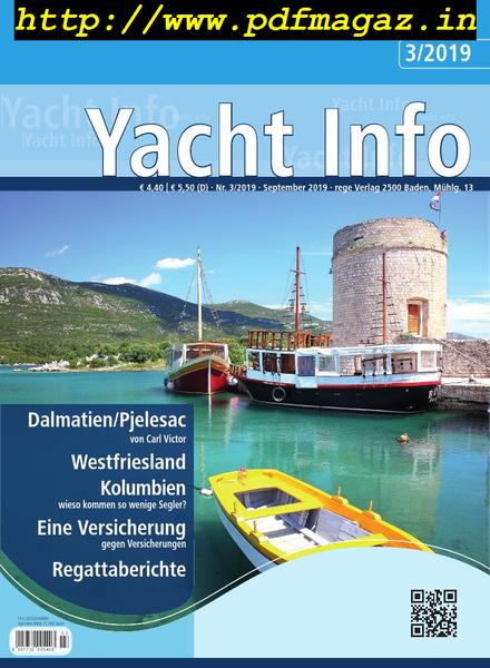 Yacht Info – September 2019