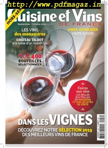 Cuisine et Vins de France – septembre 2019