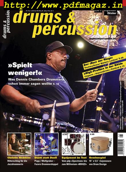 Drums & Percussion – September-Oktober 2019