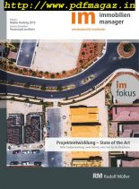 Immobilienmanager – August 2019