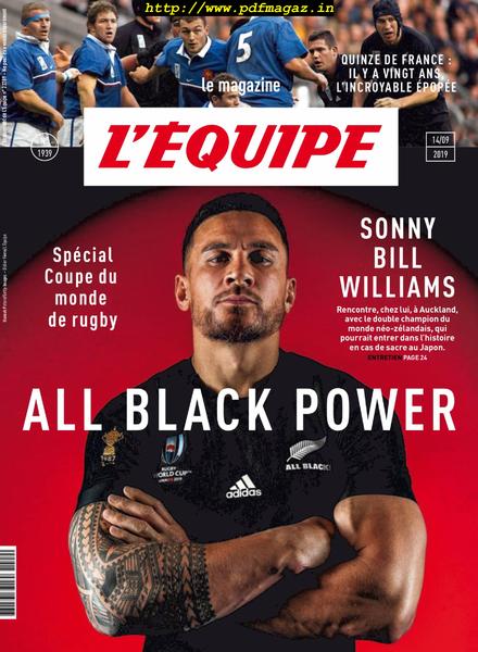 L’Equipe Magazine – 14 Septembre 2019