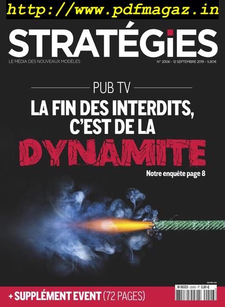 Strategies – 12 septembre 2019