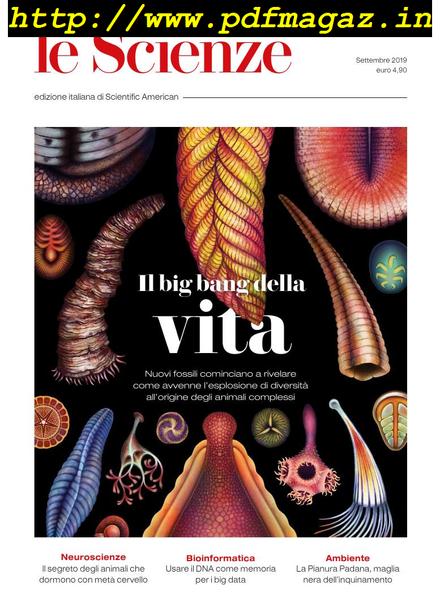 Le Scienze – settembre 2019