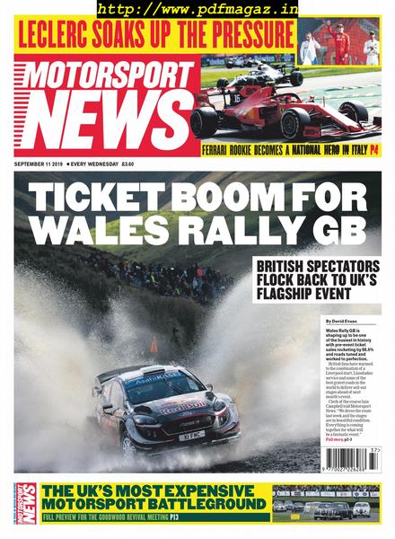 Motorsport News – September 11 2019