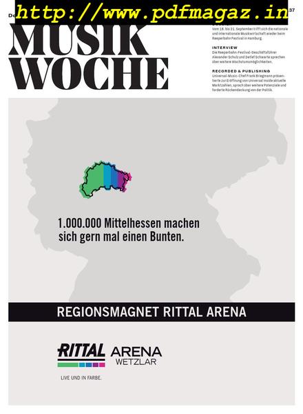 Musikwoche – 9 September 2019
