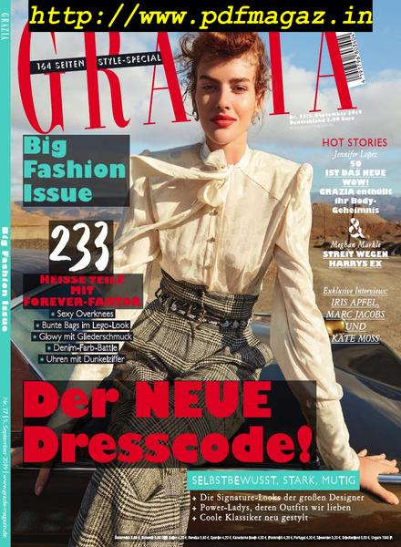 Grazia Germany – 5 September 2019