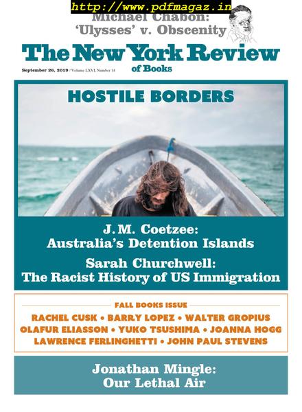 The New York Review of Books – September 26, 2019