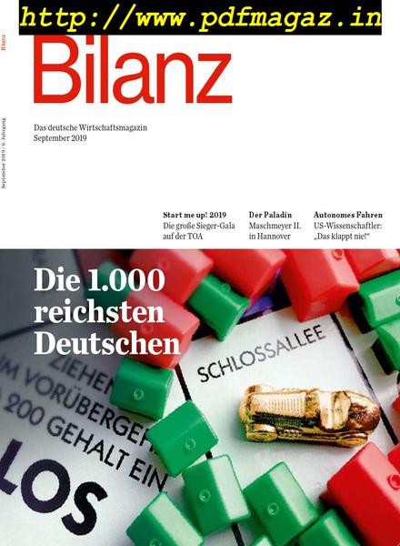 Bilanz Deutsche – September 2019