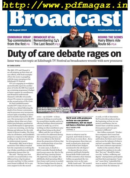 Broadcast Magazine – 30 August 2019