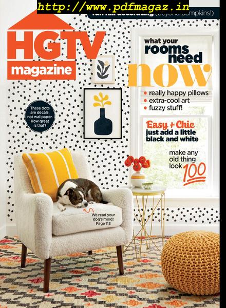 HGTV Magazine – October 2019