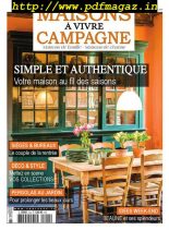 Maisons a Vivre Campagne – octobre-novembre 2019