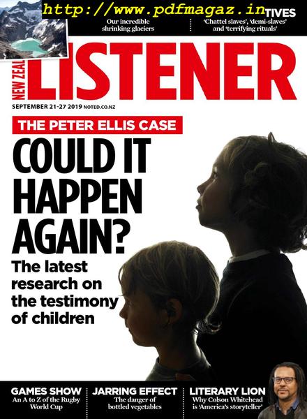 New Zealand Listener – September 21, 2019