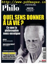 Question de Philosophie – 10 septembre 2019