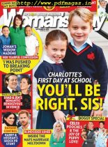 Woman’s Day New Zealand – September 16, 2019