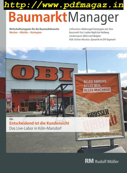 baumarktmanager – August 2019