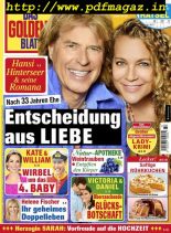 Das Goldene Blatt – 09 September 2019