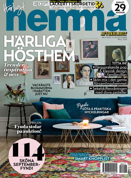 Harligt hemma – 13 september 2019