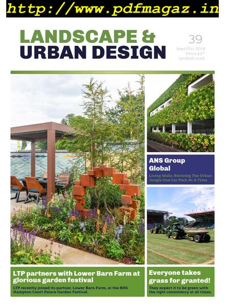 Landscape & Urban Design – September-October 2019