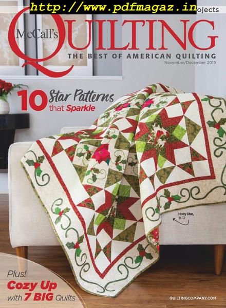 McCall’s Quilting – November-December 2019