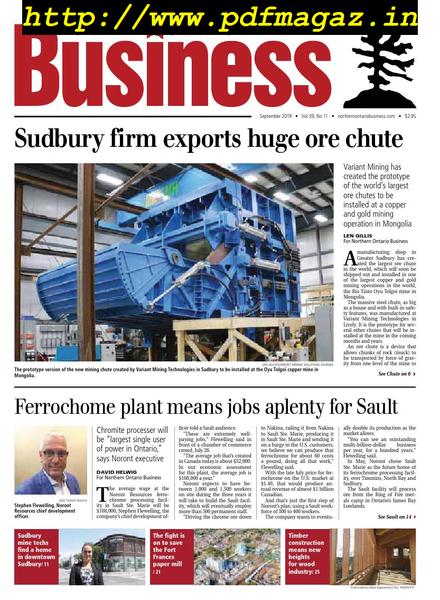 Northern Ontario Business – September 2019