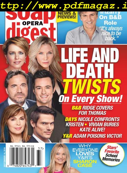 Soap Opera Digest – September 16, 2019