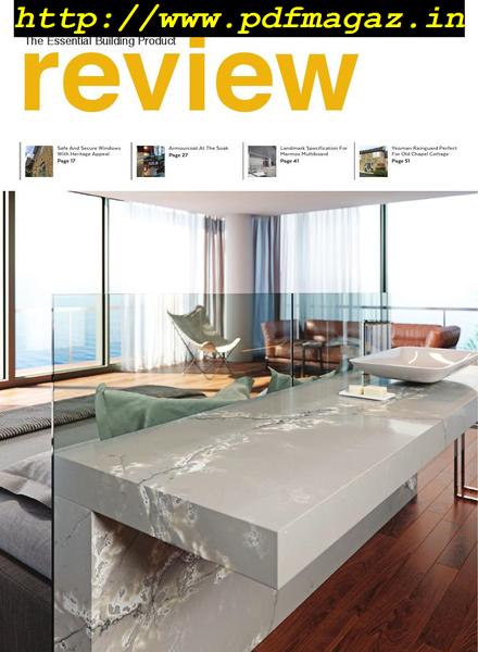 The Essential Building Product Review – Issue 3 – August 2019