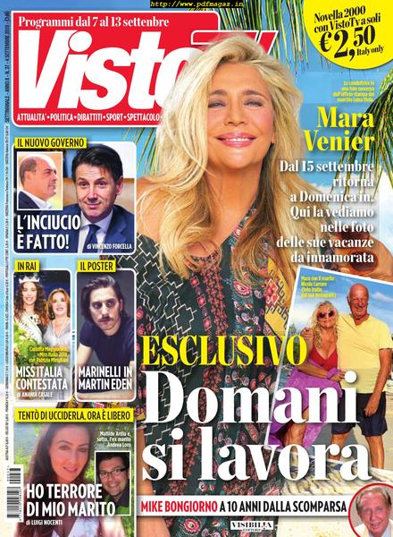 Visto Tv – 03 settembre 2019