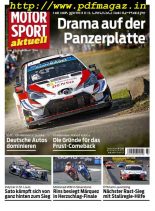 Motorsport Aktuell – 28 August 2019