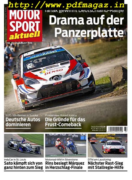 Motorsport Aktuell – 28 August 2019